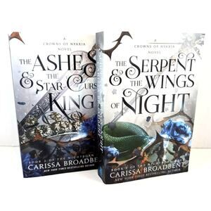 Set of 2 Crowns of Nyaxia Novels Series by Carissa Broadbent vol.1,2 PB